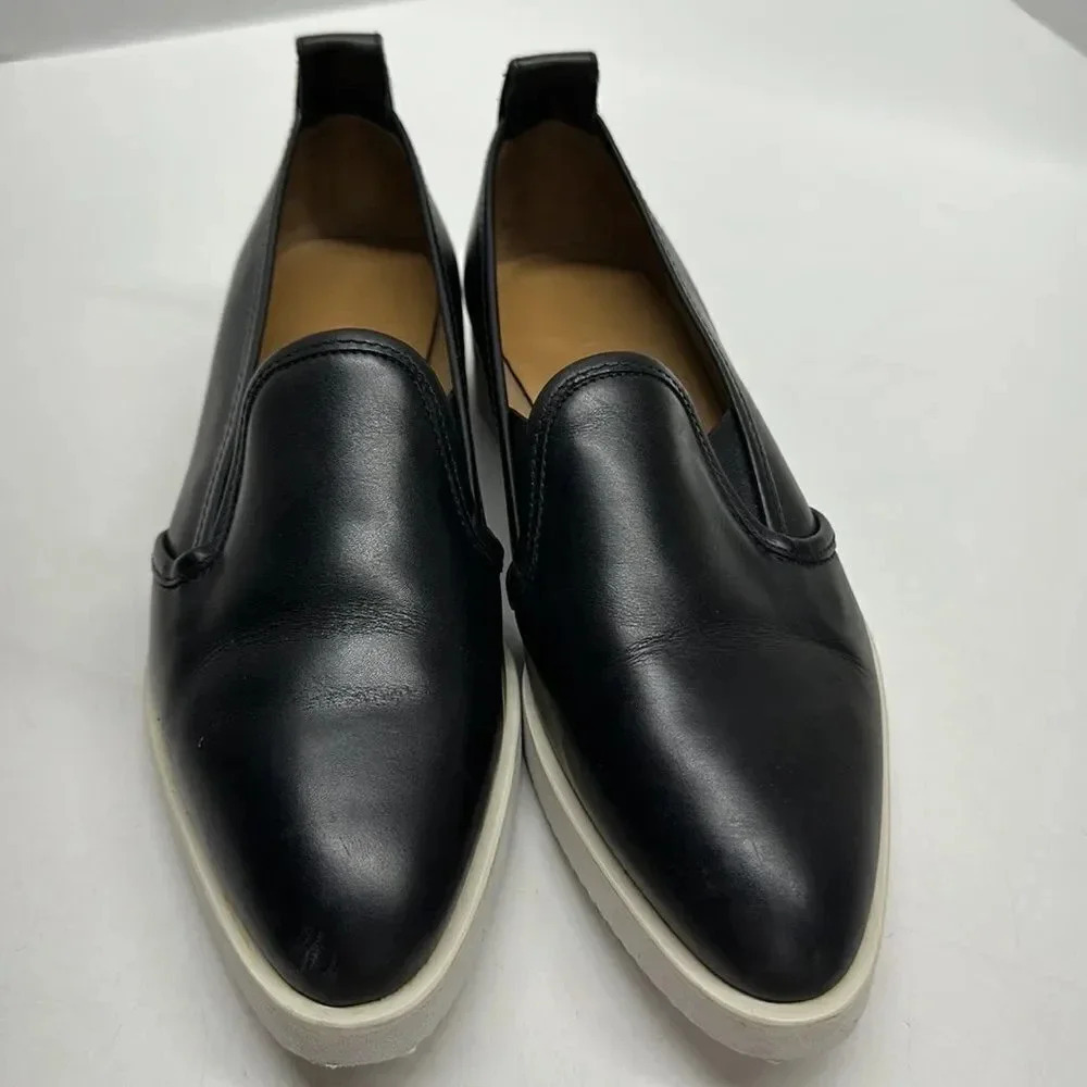 Black Slip-On Women's Shoes - Picture 2 of 12